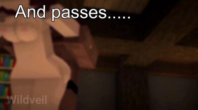 Minecraft porn animation dark hair beauty gets fucked