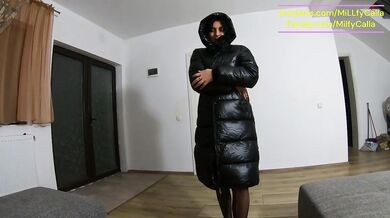 Triple Cum on My Puffy Downjacket – Deepthroat, Doggy & Facefuck Obsession