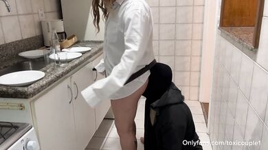 Punished with Stinky Face Farts for Sloppy Dishwashing - Fart Fetish Domination