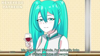 Miku fucks Teto after the party Hatsune Miku x Teto Kasane Animation