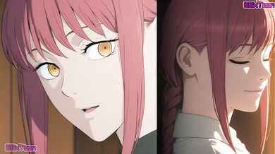 Chainsaw Man hentai anime - big tits Makima blow job hentai by eextoon