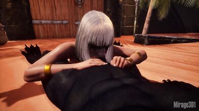 Egyptian beauty got fucked in every hole and was given a creampie