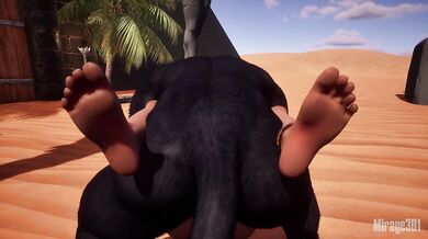 Egyptian beauty got fucked in every hole and was given a creampie