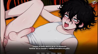 My compañero de cuarto femboy sexo en la cocina