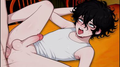 My compañero de cuarto femboy sexo en la cocina