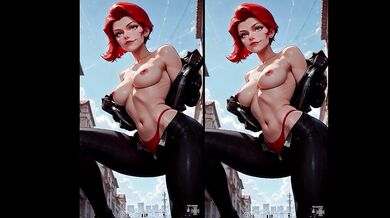 Hot AI animation with popular characters having sex