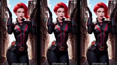 Hot AI animation with popular characters having sex