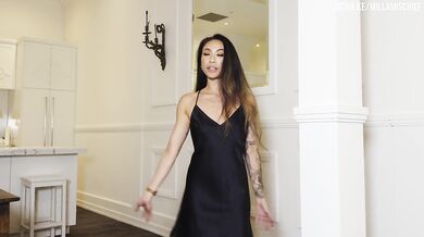 4K Trying on slutty mini dresses