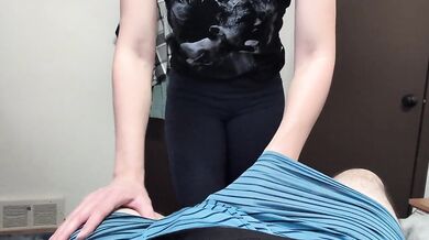 ass shaking and grinding in yoga leggings POV