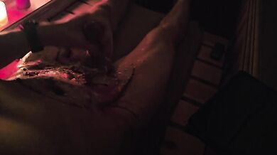 I get really horny from the hot wax and cum loudly.
