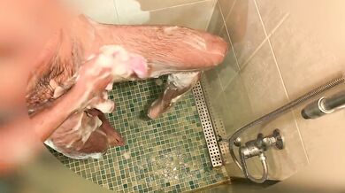 I start my day with a shower, and I can't help but jerk off!