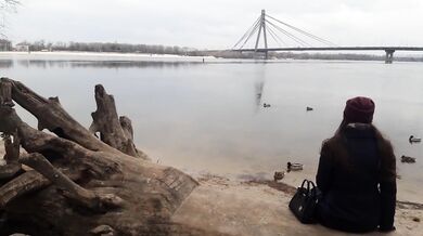 Ukraine, Kyiv, today the war is not heard
