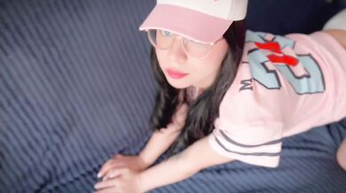 Relax, trust me stepdaughter. This is a new gamethat will teach you to be a perfect woman. Let me touch you and put my cock in your little mouth