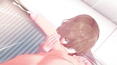 Twisted World #63: My stepsister gives me a handjob while sucking my balls.