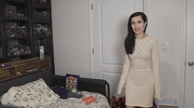 Step Sis Tries On Girl Next Store Sweaters Amateur Try On Haul!