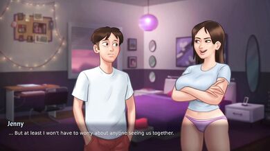My hot stepsis with watching movie and creampied | Sommertime saga Gameplay