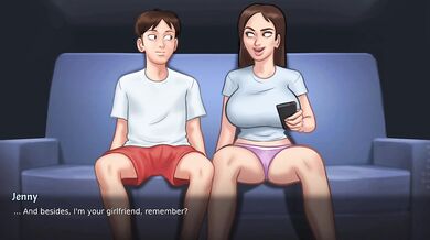 My hot stepsis with watching movie and creampied | Sommertime saga Gameplay