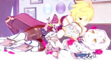 Noelle gives her master the best Sexual treatment - Genshin Impact