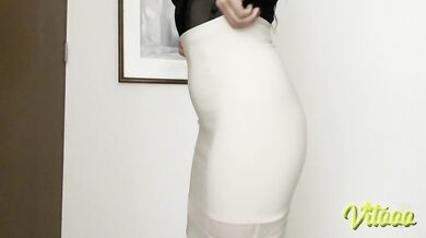 She models first - at night she fucks me until I´m completely drained