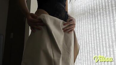 She models first - at night she fucks me until I´m completely drained