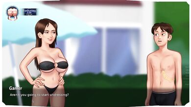 (P53) Summertime Saga | Debbie’s Naughty Bathroom Mood… Pulled Me Right In