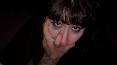 Perfect submissive clown whore deep throat