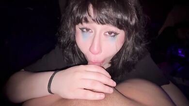 Perfect submissive clown whore deep throat