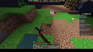 Minecraft - Making cocoa Farm in cubecraft server -part 1