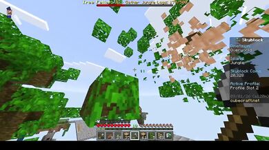 Minecraft - Making cocoa Farm in cubecraft server -part 1
