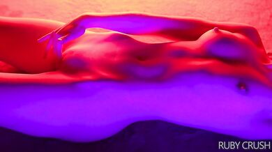You step into your crush´s room and watch her have 7 wild orgasms- Ruby Crush
