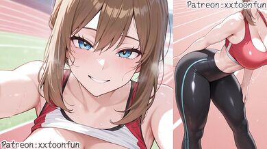 Pokemon Hentai - May Sporty Suit Blow Job