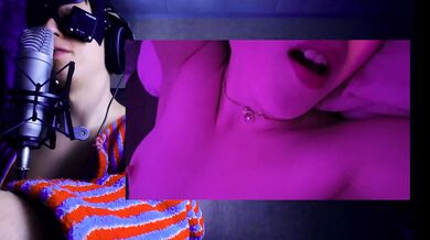 My darling moans so loudly and breathes heavily when fingers play with her pussy.[eng sub reaction]