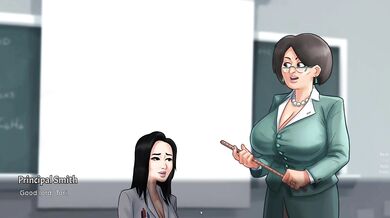 Science Teacher Fuck Me in The VR World - Summertime Saga Miss Okita Latest Sex Scenes