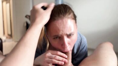 Rough blowjob from a Russian MILF – You won’t be able to handle it