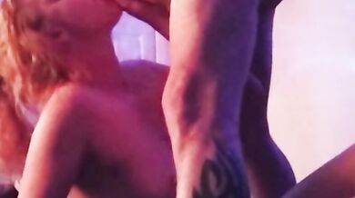 Sexy MILF Gets Face & Pussy Fucked Hard, Gets Facial, Cum in Mouth