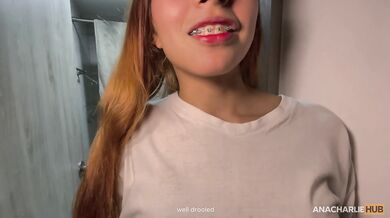 Real estate agent with natural breasts impresses with her big ass