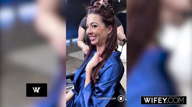 WIFEY Sexy Married Redhead Jezebel Gambino Gets Creampied In Threesome While Hubby Films