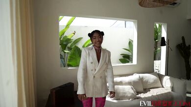 EVIL EROTIC Cute Asian Babe With Big Ass Fucked On A Motorcycle