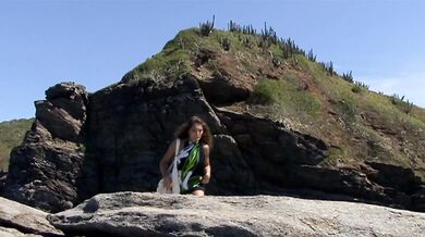 Vayana Has A Very Public Threesome On A Jetty At The Beach