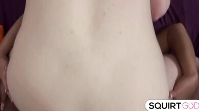 Carly Rae Gurgles Squirt Mid-Rimjob While Dan Pounds Like A Bull!