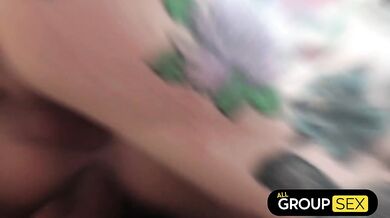 Massive Natural Tits Teenager Lola Bredly Cums Like Crazy From Intense Double Penetration (Dp) – All Group Sex 4k