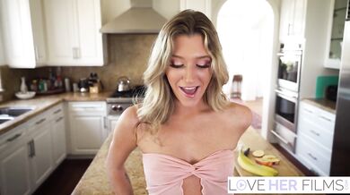 Blondie Babe Addison Vodka Rides BBC On POV Sex