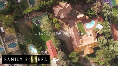 FAMILY SINNERS - Helping His Hot Step-Cousin Practice Lap Dances Turns Into A Hardcore Fuck Session