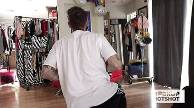BTS - Beautiful Ariana Aimes Begs To Get Fucked By Bryan Gozzling!