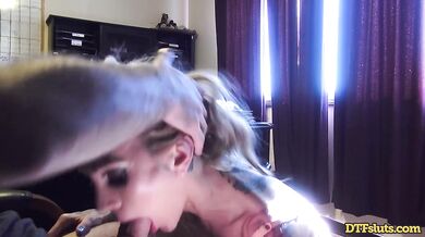 DTFSluts - Sarah Jessie Cumshot