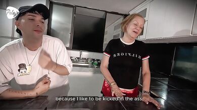 My boyfriend cheated on me with my grandma, the worst part is that she fucks his ass right behind me