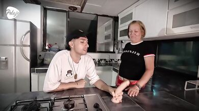 My boyfriend cheated on me with my grandma, the worst part is that she fucks his ass right behind me