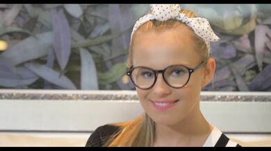 Cutie Jillian Janson Leaves Her Glasses On A She Finger Fucks Herself!- Skankery