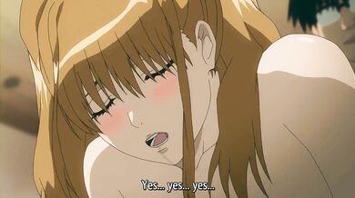 Cutie with Long Blonde Hair Likes to Fuck Doggystyle in the Outdoors | Hentai
