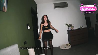 My best friend's girlfriend is cheating on him with me. Rough facefuck and big cumshot. POV